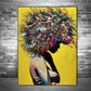 CORX Designs - Abstract Frizzy Hair Girl Wall Art Canvas - Review