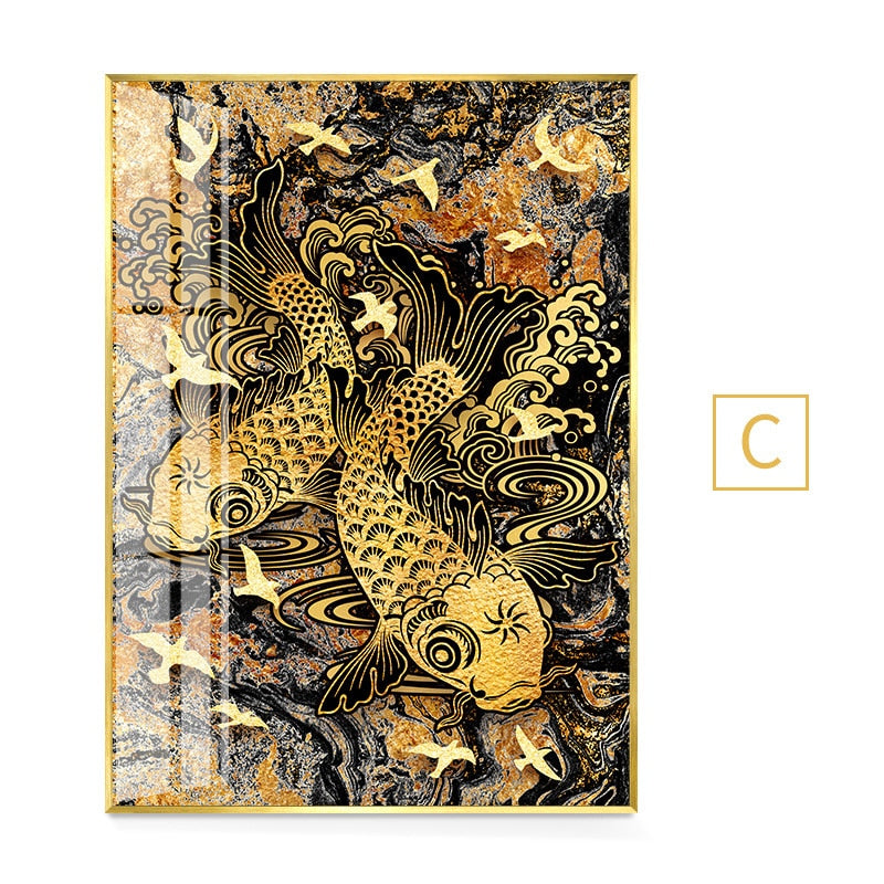 CORX Designs - Luxurious Chinese Koi Fish Canvas Art - Review