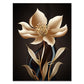 CORX Designs - Beautiful Black Golden Flower Canvas Art - Review