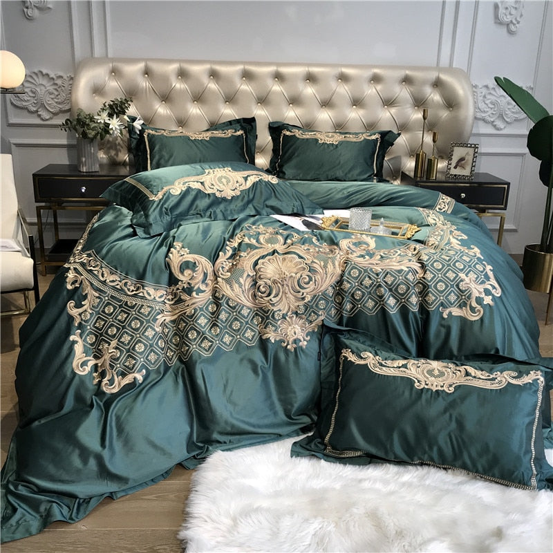 CORX Designs - Sylvan Damask Sateen Duvet Cover Bedding Set - Review