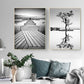 CORX Designs - Black And White Tree Poster Minimalist Bridge Wall Art Canvas - Review