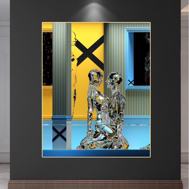 CORX Designs - Metal Figure Couple Canvas Art - Review