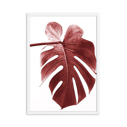 CORX Designs - Beautiful Red Palm Leaves Flower Canvas Art - Review