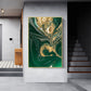 CORX Designs - Sparkly Green Gold Foil Canvas Art - Review