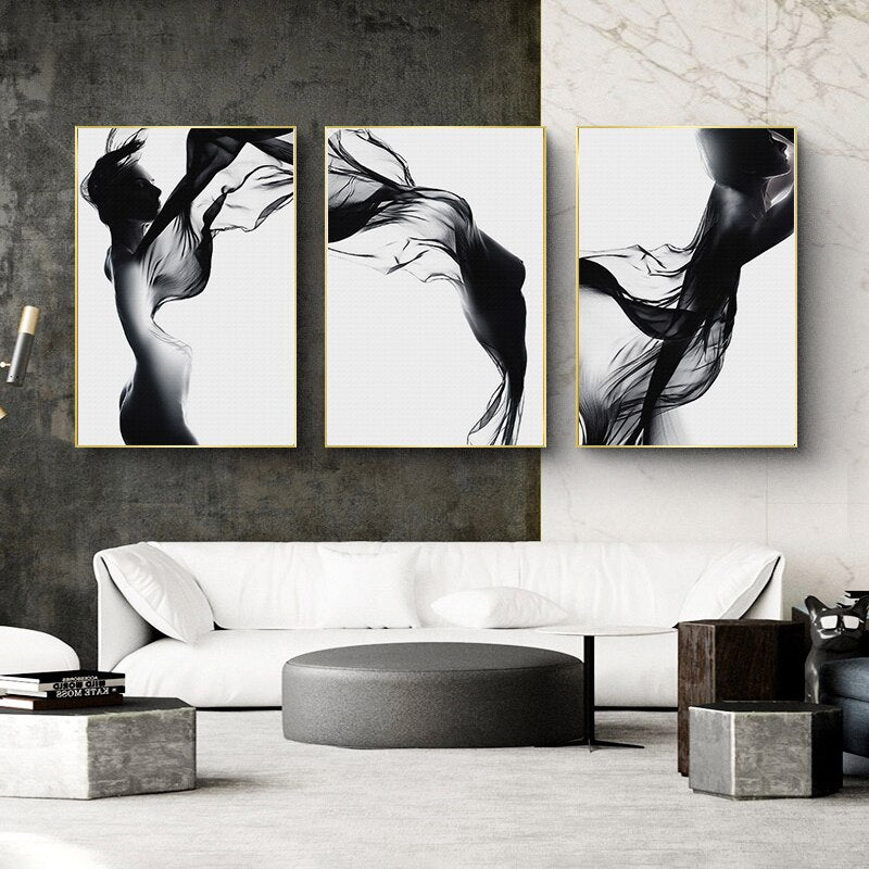 CORX Designs - Black and White Modern Fashion Canvas Art - Review