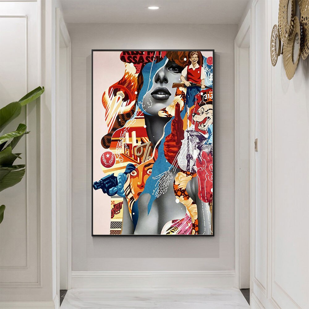 CORX Designs - Abstract Sexy Girl Flower Head Canvas Art - Review