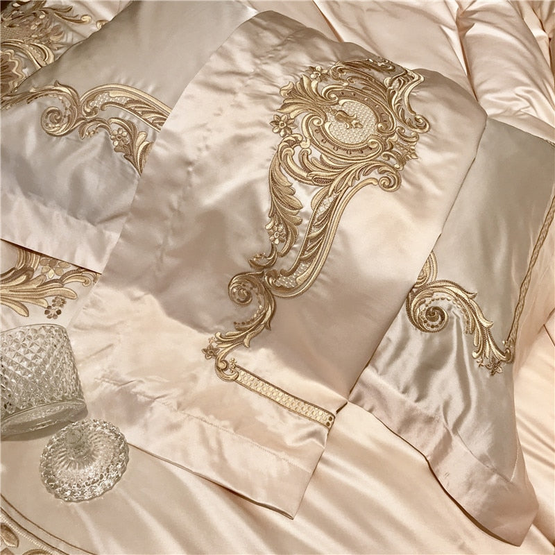 CORX Designs - Raffia Damask Sateen Duvet Cover Bedding Set - Review