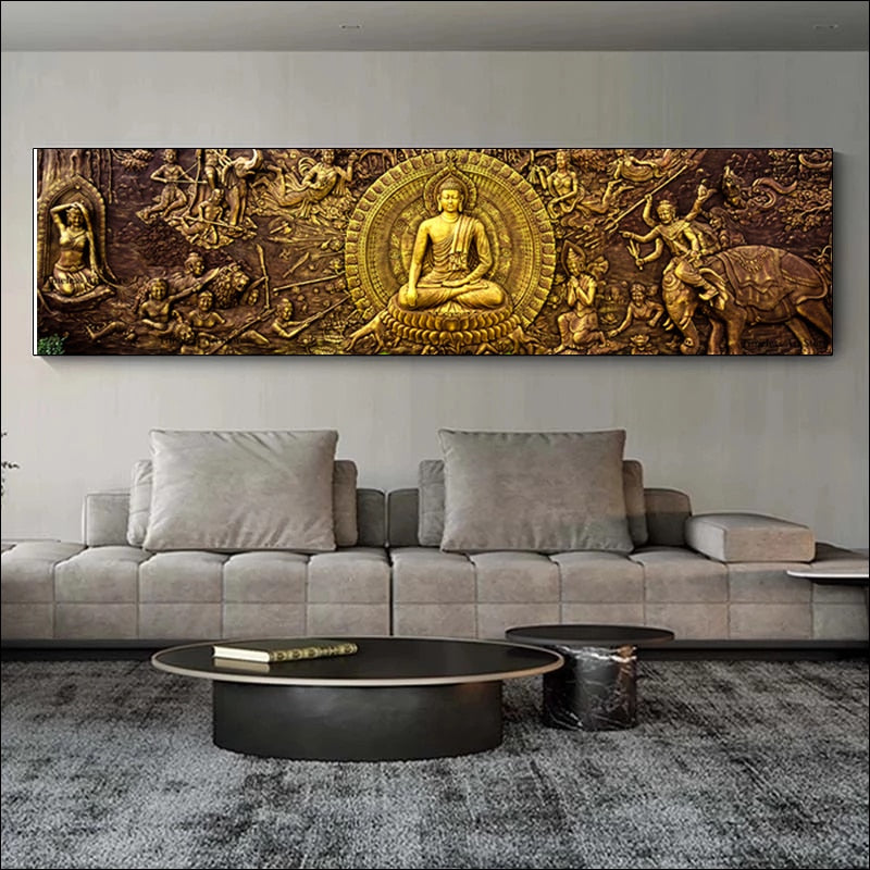 CORX Designs - Golden Buddha Canvas Art - Review