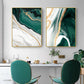 CORX Designs - White Green Gold Marble Canvas Art - Review
