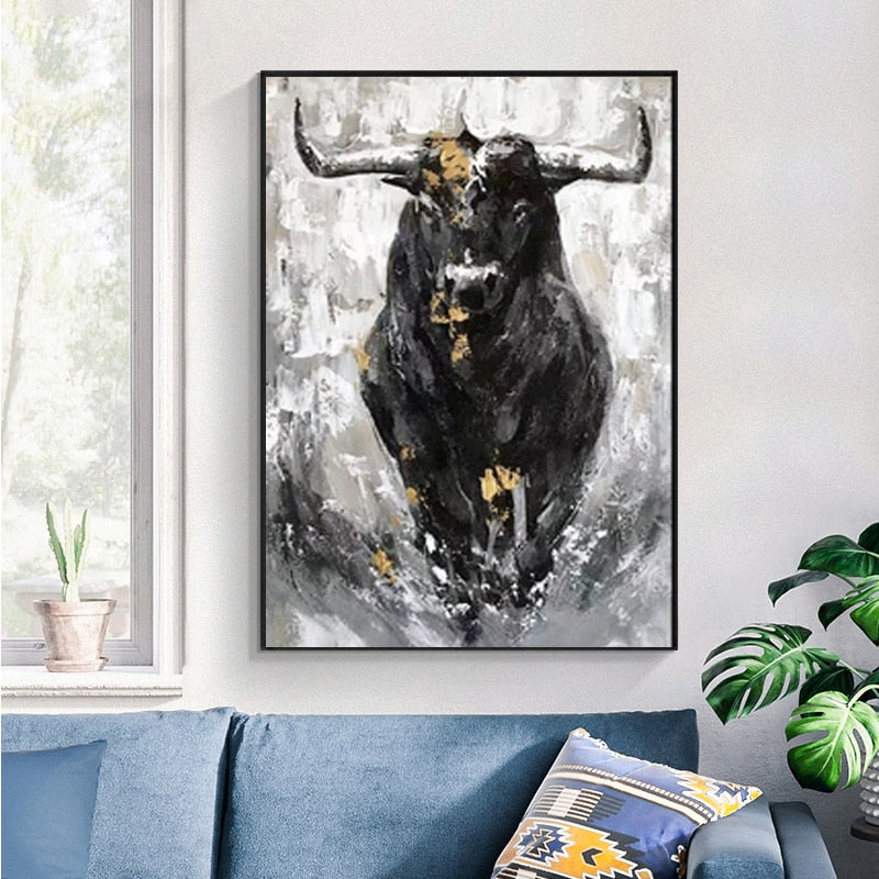 CORX Designs - Black Bull Canvas Art - Review