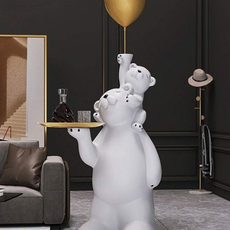 CORX Designs - Polar Bear Cub Balloon Tray Statue - Review