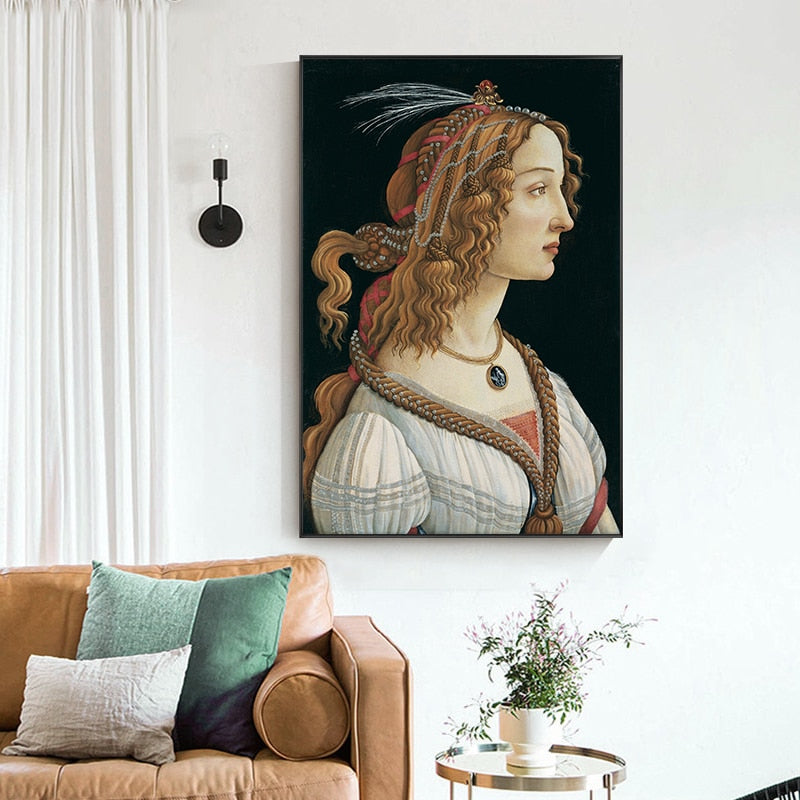 CORX Designs - Portrait of a Young Woman by Sandro Botticelli Canvas Art - Review