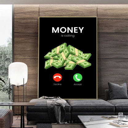 CORX Designs - Money Is Calling Inspirational Canvas Art - Review