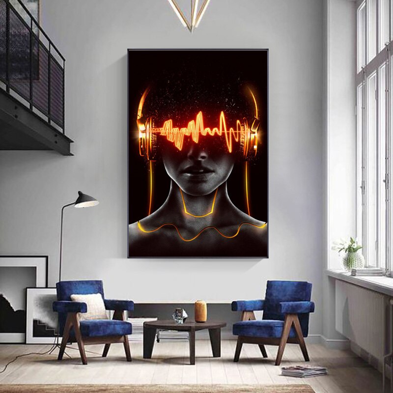 CORX Designs - Human Brain Wave Canvas art - Review