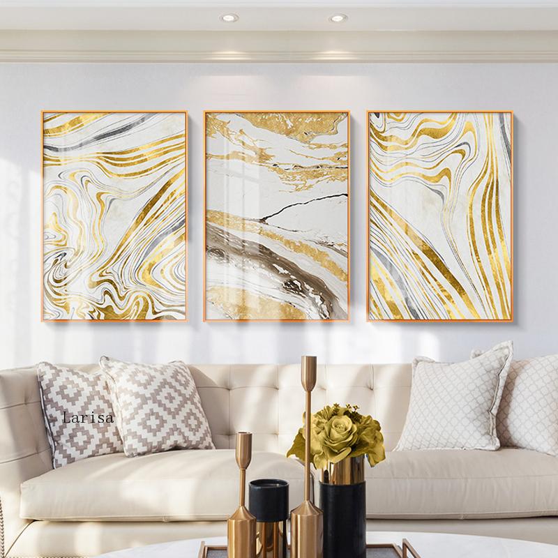 CORX Designs - Gold and White Marble Canvas Art - Review