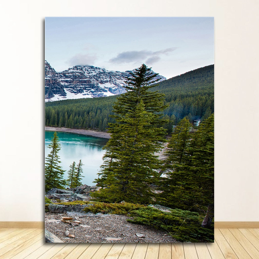 CORX Designs - Lake Forest Mountain Canvas Art - Review