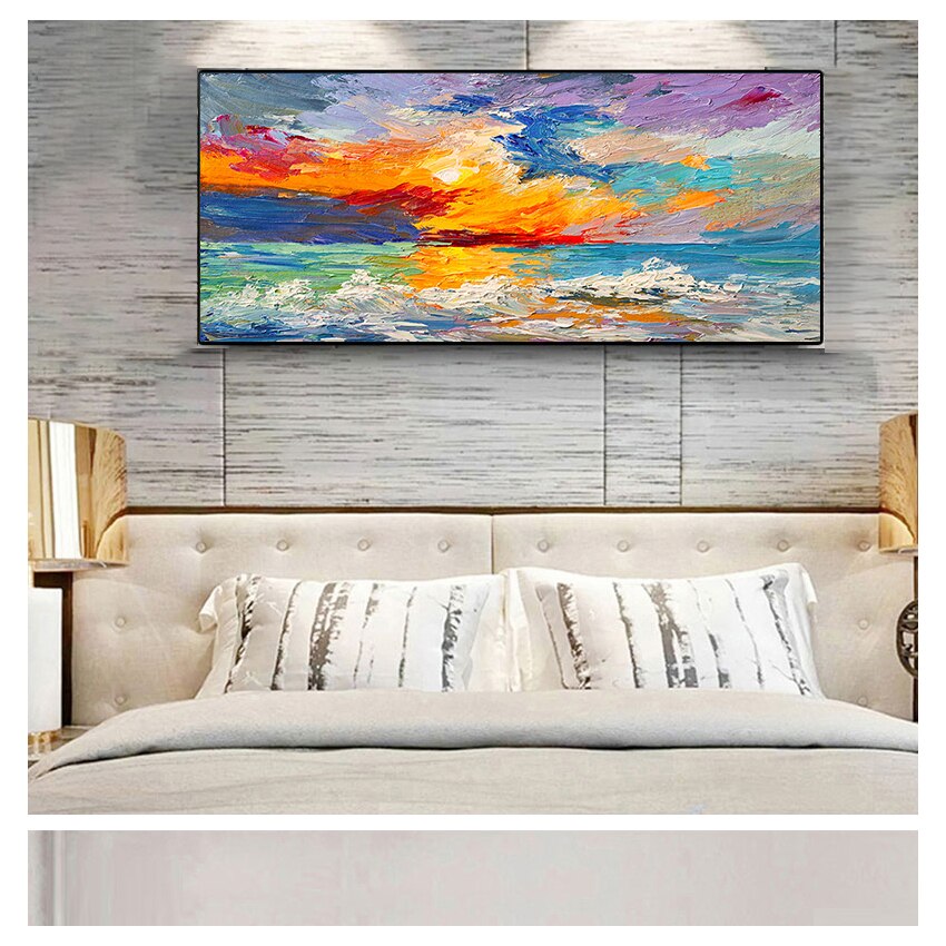 CORX Designs - Sky Sea Sunrise Landscape Canvas Art - Review