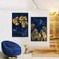 CORX Designs - Blue Gold Leaf Canvas Art - Review