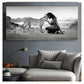 CORX Designs - Black and White Snow Leopard with Nude Woman Canvas Art - Review