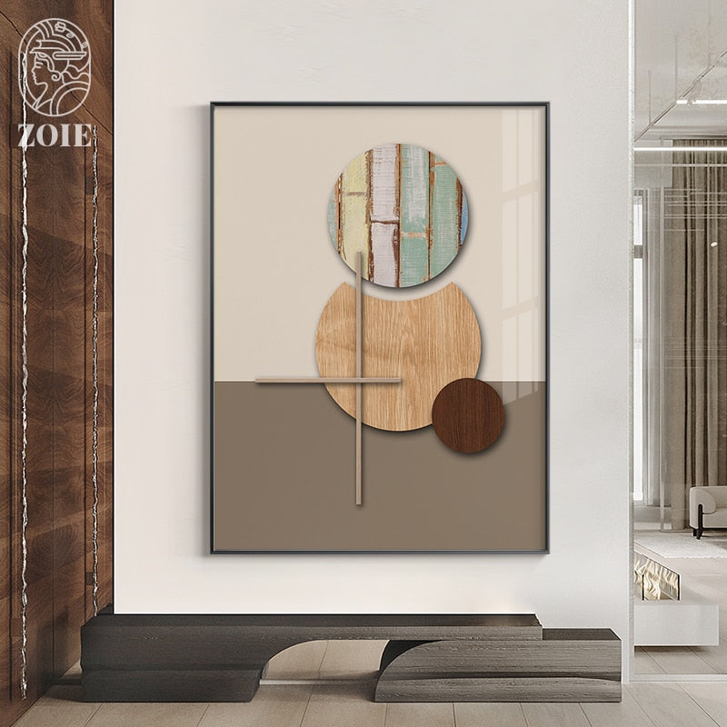 CORX Designs - Abstract Gray Gold Geometric Canvas Art - Review