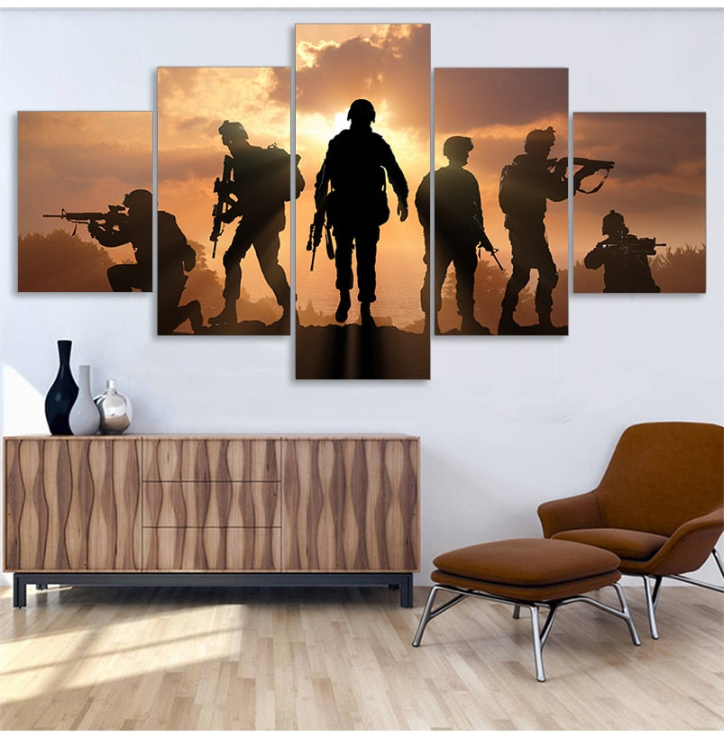 CORX Designs - Patriotic US Army Sunset Canvas Art - Review