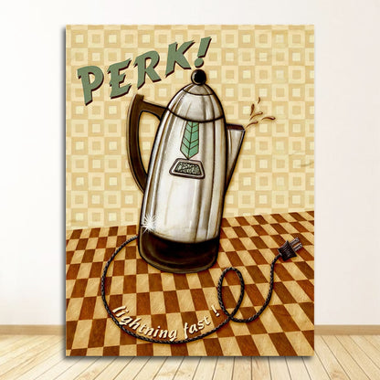 CORX Designs - Coffee Poster Coffee Shop Kitchen Decoration Canvas Art - Review