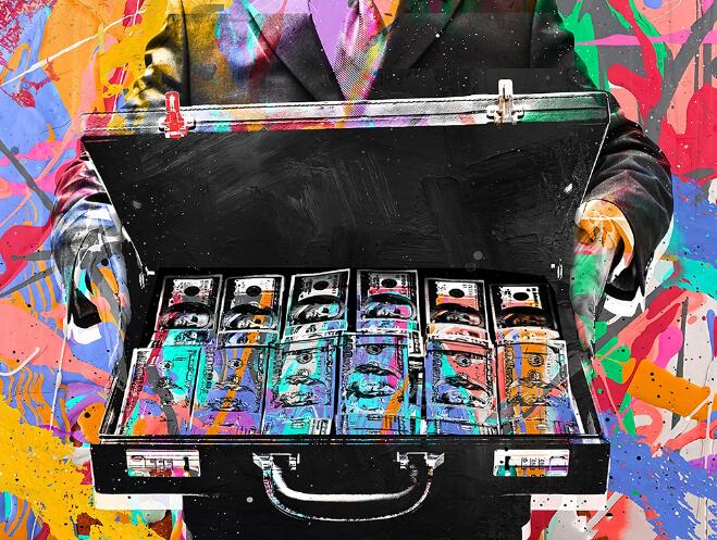 CORX Designs - Abstract Money Graffiti Art Canvas - Review