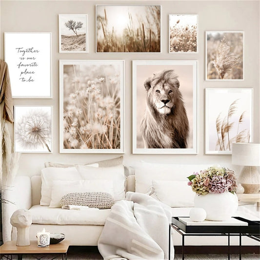 CORX Designs - Grassland Lion Dandelion Canvas Art - Review