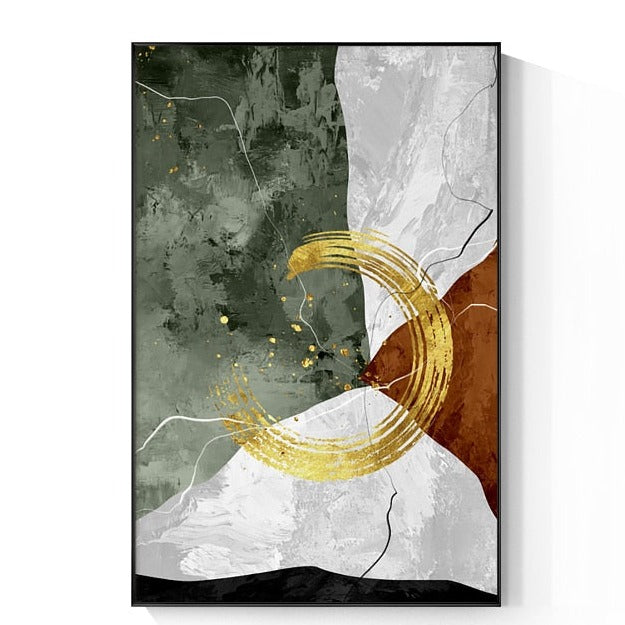 CORX Designs - Abstract Gold Foil Canvas Art - Review