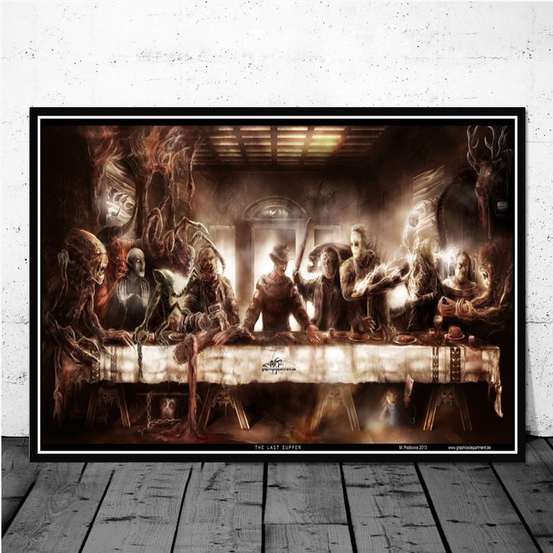 CORX Designs - Horror Last Supper Art Canvas - Review