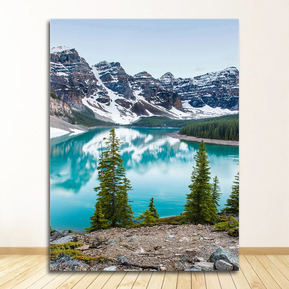 CORX Designs - Lake Forest Mountain Canvas Art - Review