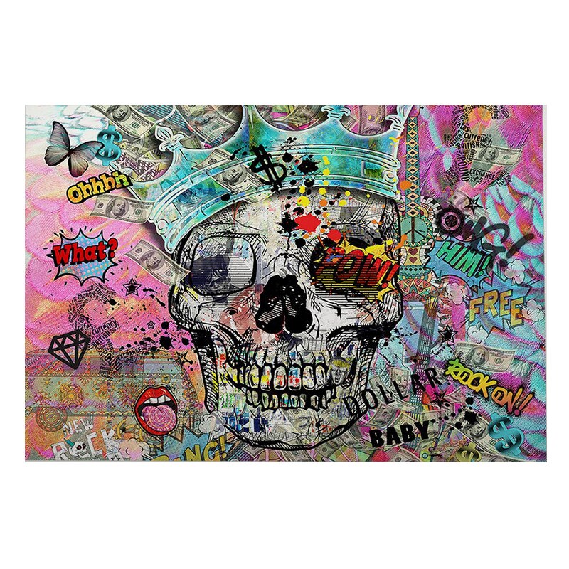 CORX Designs - Pop Art Skull Graffiti Canvas Art - Review