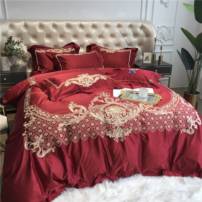 CORX Designs - Azalea Damask Sateen Duvet Cover Bedding Set - Review