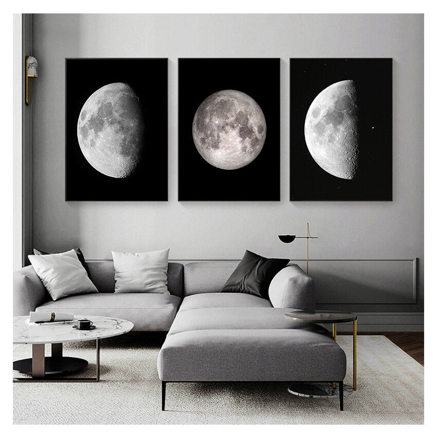 CORX Designs - Moon Phase Canvas Art - Review