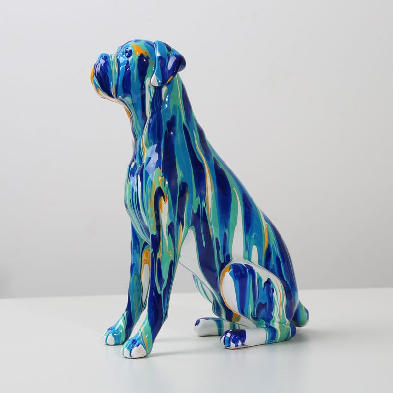 CORX Designs - Painted Boxer Dog Resin Statue - Review