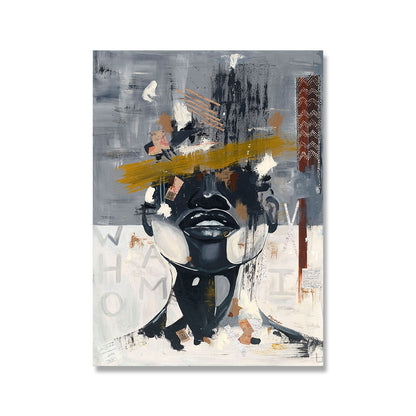 CORX Designs - Abstract Silver Woman Head Canvas Art - Review