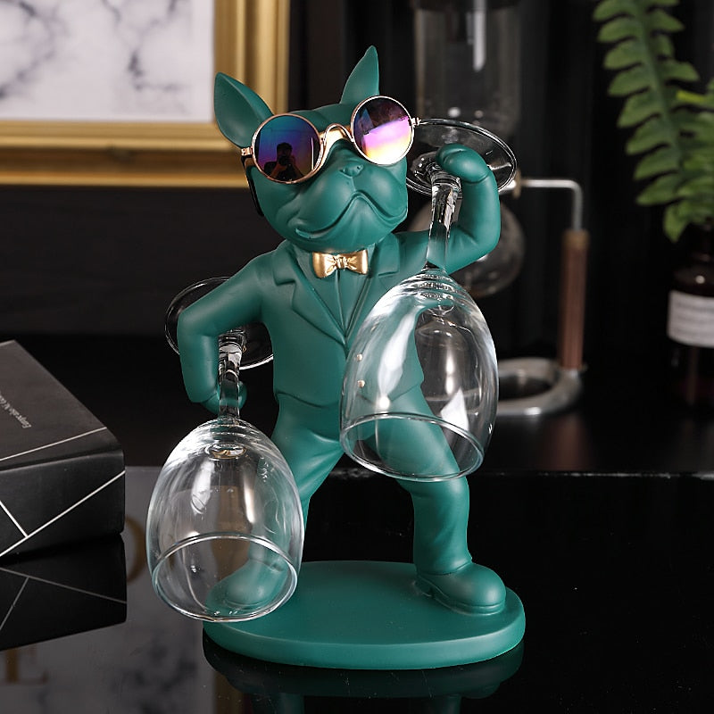 CORX Designs - Bulldog Butler Wine Glass Holder Statue - Review