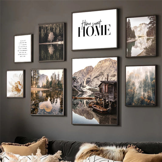 CORX Designs - Autumn Lake House Canvas Art - Review