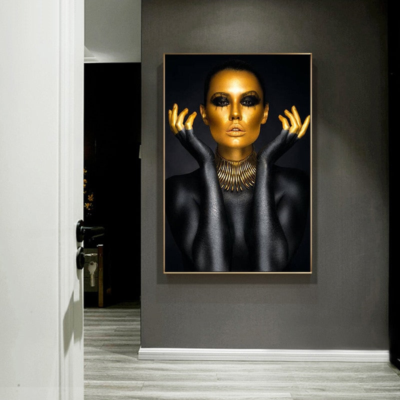 CORX Designs - Gold Woman Canvas Art - Review