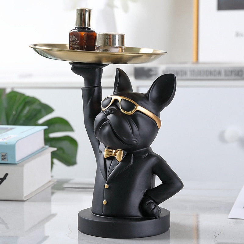 Bulldog Tray Statue – CORX Designs