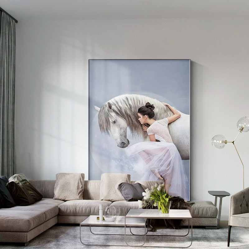 CORX Designs - Ballet Dancer with Horse Canvas Art - Review