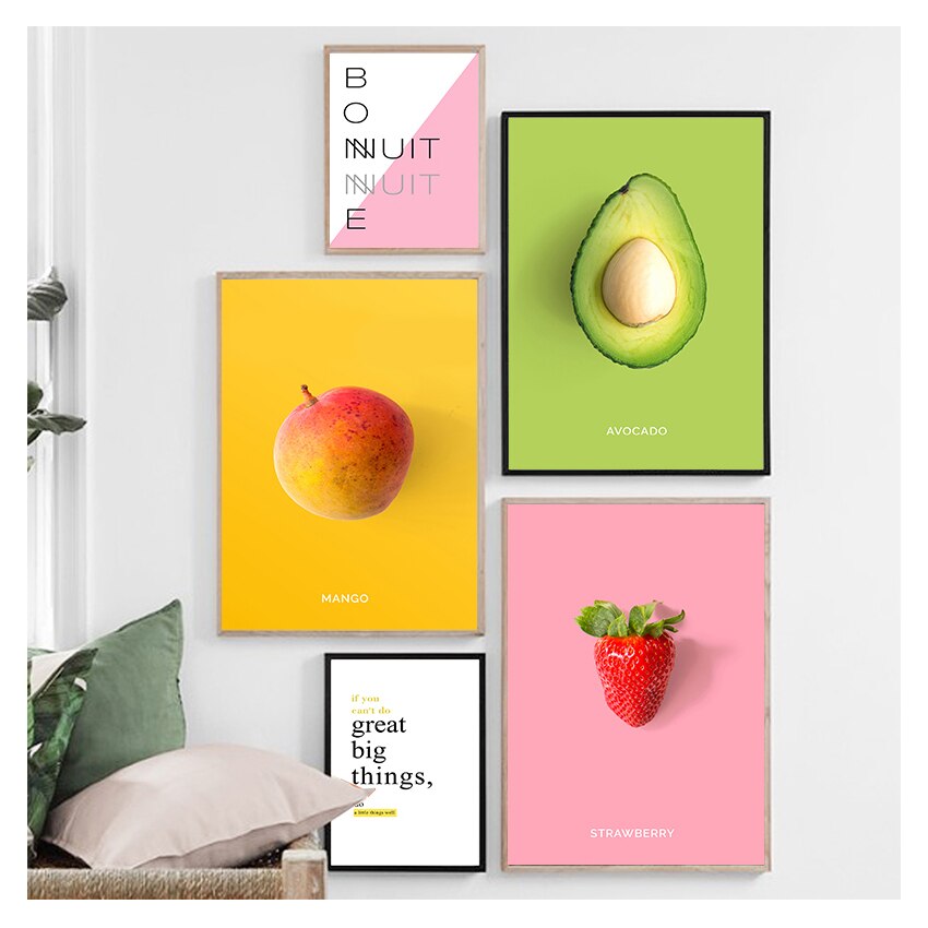 CORX Designs - Fruit Poster Kitchen Canvas Art - Review