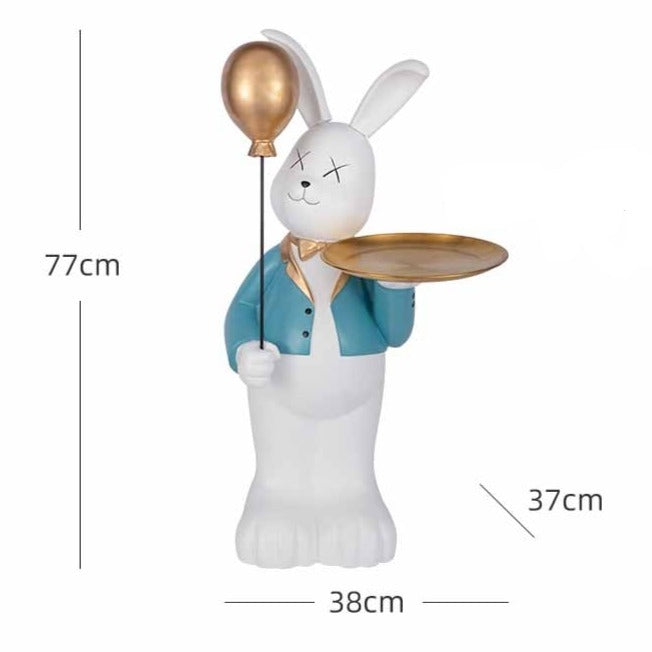 CORX Designs - Bunny Servant Balloon Statue with Tray - Review