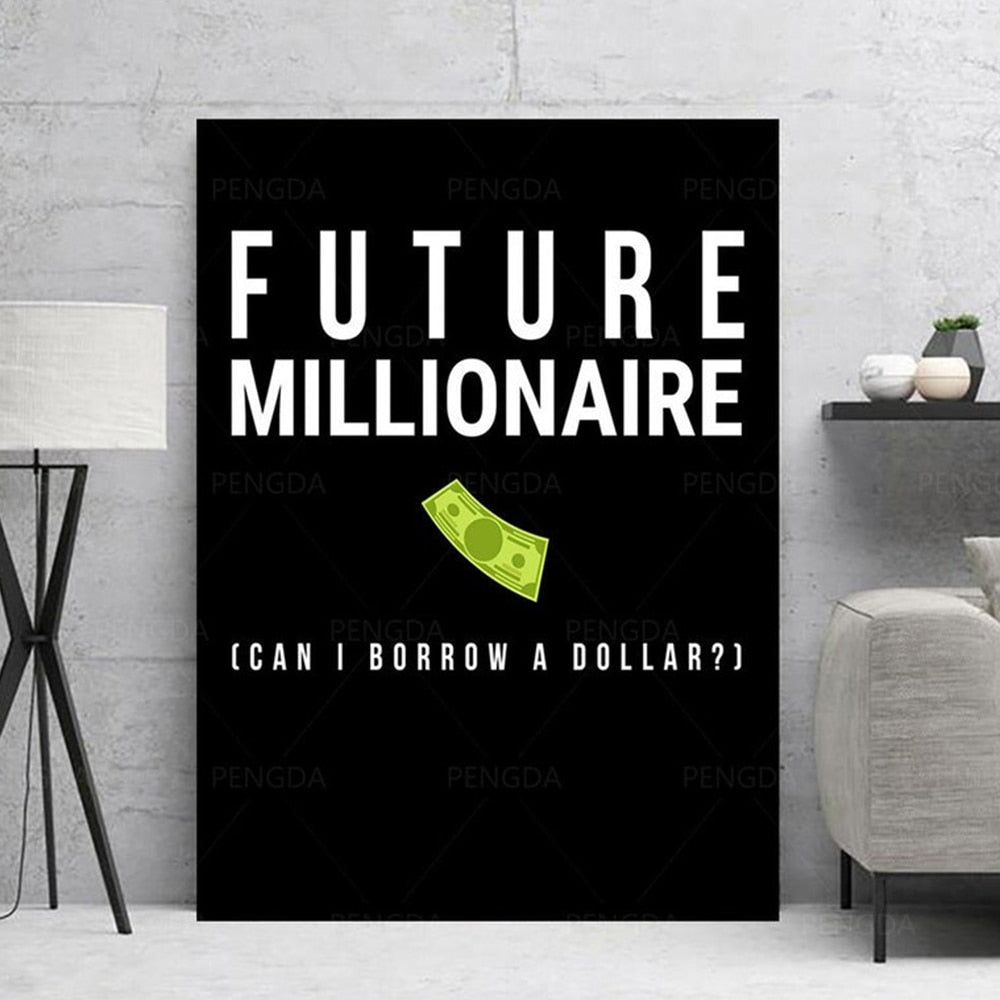 CORX Designs - Future Millionaire Motivational Canvas Art - Review