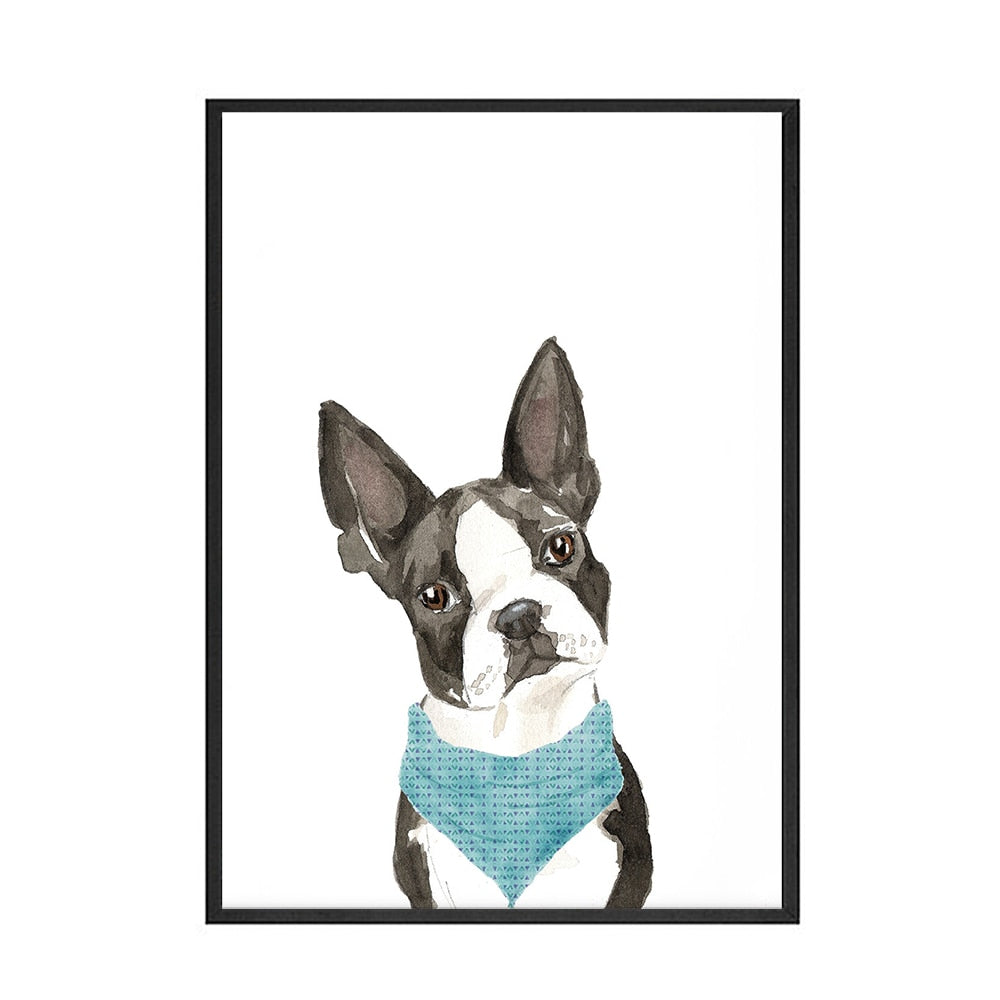 CORX Designs - Dog Husky Wearing Glasses Canvas Art - Review