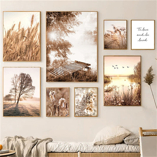 CORX Designs - Autumn Sunlight Landscape Canvas Art - Review