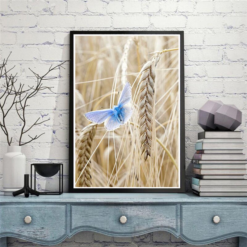 CORX Designs - Blue Abstract Lake Canvas Art - Review