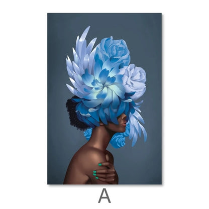 CORX Designs - Sexy Black Woman Flower Canvas Art - Review