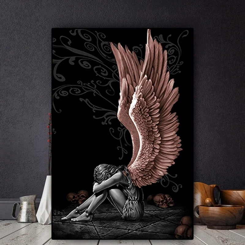 CORX Designs - Angel Rose Gold Wings Canvas Art - Review