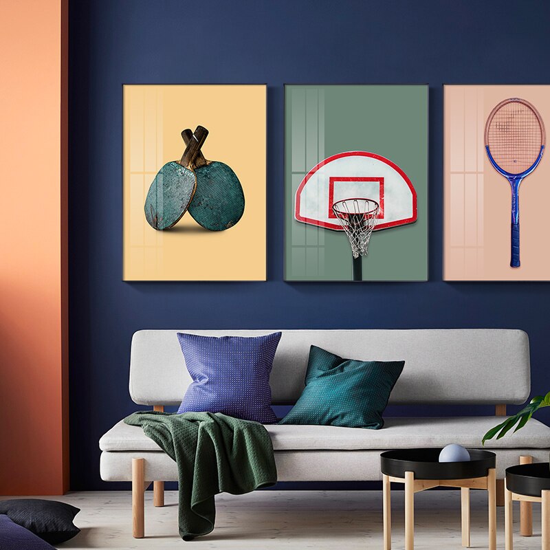 CORX Designs - Basketball Ring Shuttlecock Canvas Art - Review